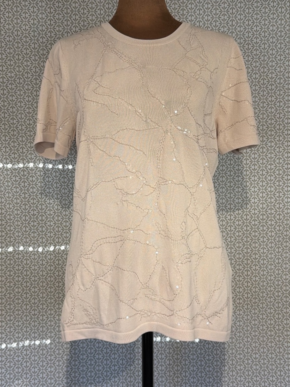 Donna Karan Sequin Top